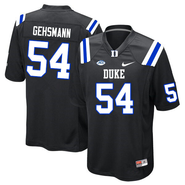 Duke Blue Devils #54 Kevin Gehsmann College Football Jerseys Sale-Black